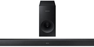 Samsung HW-K360-EN 2.1 Soundbar (130 W, kabelloser Subwoofer, Bluetooth) schwarz