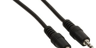 Valueline VLAP22000B10 - Stereo-Audiokabel - 3,5 mm Klinkenstecker auf 3,5 mm Klinkenstecker - 1 m, Schwarz