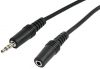 Avalva 1031-3 Stereo-Kabel, Schwarz