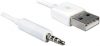DELOCK Mobile Kabel USB-A St  maggiore di  3,5 mm Klinke 4 Pin IPodShuffle 1m