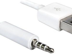 DELOCK Mobile Kabel USB-A St maggiore di 3,5 mm Klinke 4 Pin IPodShuffle 1m