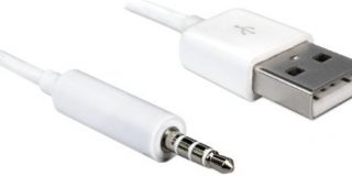 DELOCK Mobile Kabel USB-A St  maggiore di  3,5 mm Klinke 4 Pin IPodShuffle 1m