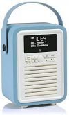 VQ (Vormals View Quest) VQ-MINI-BL Retro Mini DAB+ Radio mit Bluetooth-Funktion blau