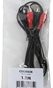 BTech Sinox CTA2002B Stereo Cinch-Kabel, 2 Cinch - 2 Cinch, 1,2 M