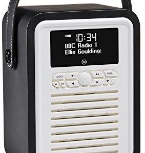 VQ (Vormals View Quest) VQ-MINI-BK Retro Mini DAB+ Radio mit Bluetooth-Funktion schwarz