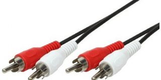 LogiLink CA1039 Audio Kabel, 2x2 Cinch male, 2,5m