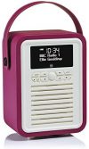 VQ (Vormals View Quest) Retro Mini DAB+ Radio mit Bluetooth-Lautsprecher - Dunkles Violett