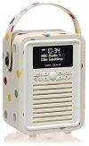 VQ (Vormals View Quest) VQ-MINI-EBPD Emma Bridgewater Retro Mini DAB+ Radio mit Bluetooth-Lautsprecher polka dot