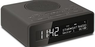 TechniSat DigitRadio 51 (DAB+-UKW Uhrenradio, Radiowecker mit zwei einstellbaren Weckzeiten, Wecker, Snooze-Funktion, Sleeptimer