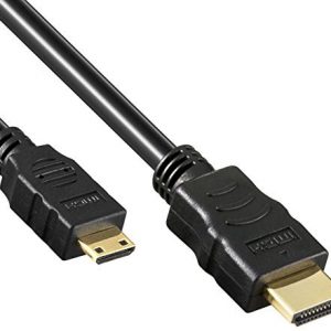 Ligawo 6543201 HighSpeed Mini A-C HDMI Kabel (1,5 m) mit Ethernet