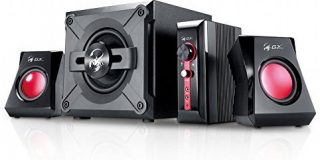 Genius SW-G2.1 1250 2.1 Lautsprechersystem mit Subwoofer (38 Watt RMS)