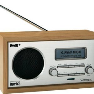 Imperial 22-130-00 Dabman 30 Digitalradio (DAB+-DAB-UKW, Aux In, inkl. Netzteil) braun