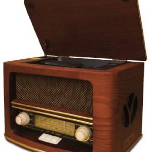 Camry CR 1109 Retro Radio LW-FM mit CD-MP3 Player und USB-Anschluss braun