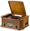 Roadstar HIF-1999 Retro Stereo-Anlage mit Plattenspieler, Kassette, CD-Player, Bluetooth und DAB-Radio (DAB+, CD - MP3, USB, bel