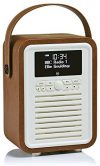 VQ (Vormals View Quest) VQ-MINI-BR Retro Mini DAB+ Radio mit Bluetooth-Lautsprecher Braun