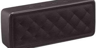 AmazonBasics - Tragbarer Bluetooth-Lautsprecher, Schwarz