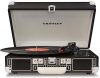 Crosley Cruiser Chalkboard Turntable Tragbarer Schallplattenspieler im "Aktenkoffer" Design mit UK Netzstecker - Schwarz