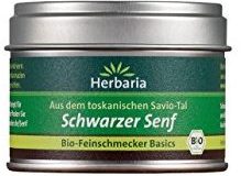 Herbaria Schwarzer Senf, 1er Pack (1 x 40 g Dose) - Bio