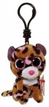 Carletto Ty 35008 - Patches Clip, Leopard mit Glitzeraugen, Glubschis, Beanie Boos, 8.5 cm