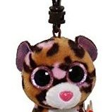 Carletto Ty 35008 - Patches Clip, Leopard mit Glitzeraugen, Glubschis, Beanie Boos, 8.5 cm