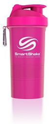 SmartShake Shaker Neon Serie, Pink, 1er Pack (1x 600 ml)
