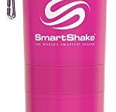 SmartShake Shaker Neon Serie, Pink, 1er Pack (1x 600 ml)
