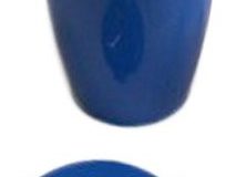 Dr. Junghans Medical 29054 Einnehmebecher ohne Griff, blau, 2 Deckel 4-12 mm