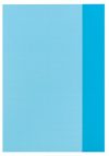 herlitz Heftschoner DIN A4, PP, transparent-blau VEeq1