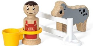 BRIO 30399 - Erweiterungsset Bauer und Schaf, bunt