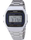 Casio Collection - Unisex-Armbanduhr mit Digital-Display und Edelstahlarmband - A164WA-1VES