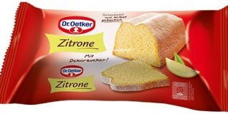 Dr. Oetker Fertigkuchen Zitronenkuchen, 1er Pack (1x 350 g)