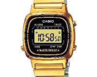 Casio Collection - Damen-Armbanduhr mit Digital-Display und Edelstahlarmband - LA670WEGA-1EF