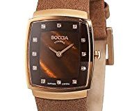 Boccia Damen-Armbanduhr XS Titanium Analog Quarz Leder 3237-04