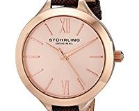 Stuhrling Original 975.04 Damen-Armbanduhr Analog Quarz Leder