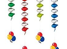 Susy Card 11409901 Rotorspiralen, 4-er Balloons, 50 cm, vershiedene farbe