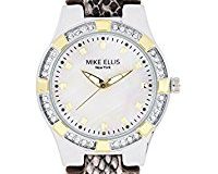 Mike Ellis New York Damen-Armbanduhr Luxury Analog Quarz Leder SL2968A1