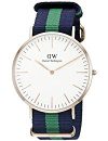 Daniel Wellington Herren-Armbanduhr XL Warwick Analog Quarz Nylon DW00100005