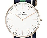 Daniel Wellington Herren-Armbanduhr XL Warwick Analog Quarz Nylon DW00100005