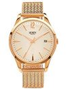 Henry London Unisex-Armbanduhr Richmond Analog Quarz Edelstahl HL39-M-0026