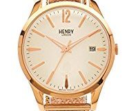 Henry London Unisex-Armbanduhr Richmond Analog Quarz Edelstahl HL39-M-0026