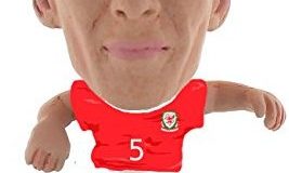 SoccerStarz soc1050 "Der Offiziell lizenzierten Wales National Team Figur von James Collins" Home Kit