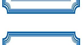 Avery Zweckform 59687 BuchEtiketten Rahmen blau (starker Halt) 12 Aufkleber