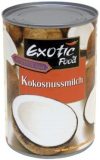 Exotic Food Kokosnussmilch, Fettgehalt: ca. 18%, 400ml, 2er Pack (2 x 400 ml Packung)