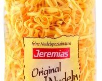 Jeremias Bandnudeln 4 mm gewalzt, Gourmet Frischei-Nudeln, 2er Pack (2 x 500 g Beutel)