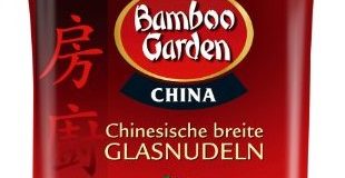 Bamboo Garden Chinesische breite Glasnudeln 250g, 2er Pack (2 x 250 g)