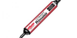 Letraset ProMarker Twin Tip Ice Grey 4 - Zeichenstift mit zwei Spitzen 10 Rot - Lipstick Red