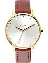 Nixon Damen-Armbanduhr Kensington Analog Quarz Leder A1081425-00