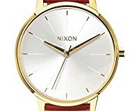 Nixon Damen-Armbanduhr Kensington Analog Quarz Leder A1081425-00