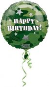 Amscan International Camouflage Happy Birthday Ballon
