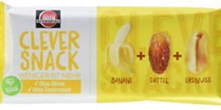 Clever Snack Banane-Dattel-Erdnuss, 15er Pack (15 x 35 g)